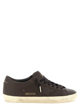 Golden Goose Baskets Basses en Peau de Vache Marron