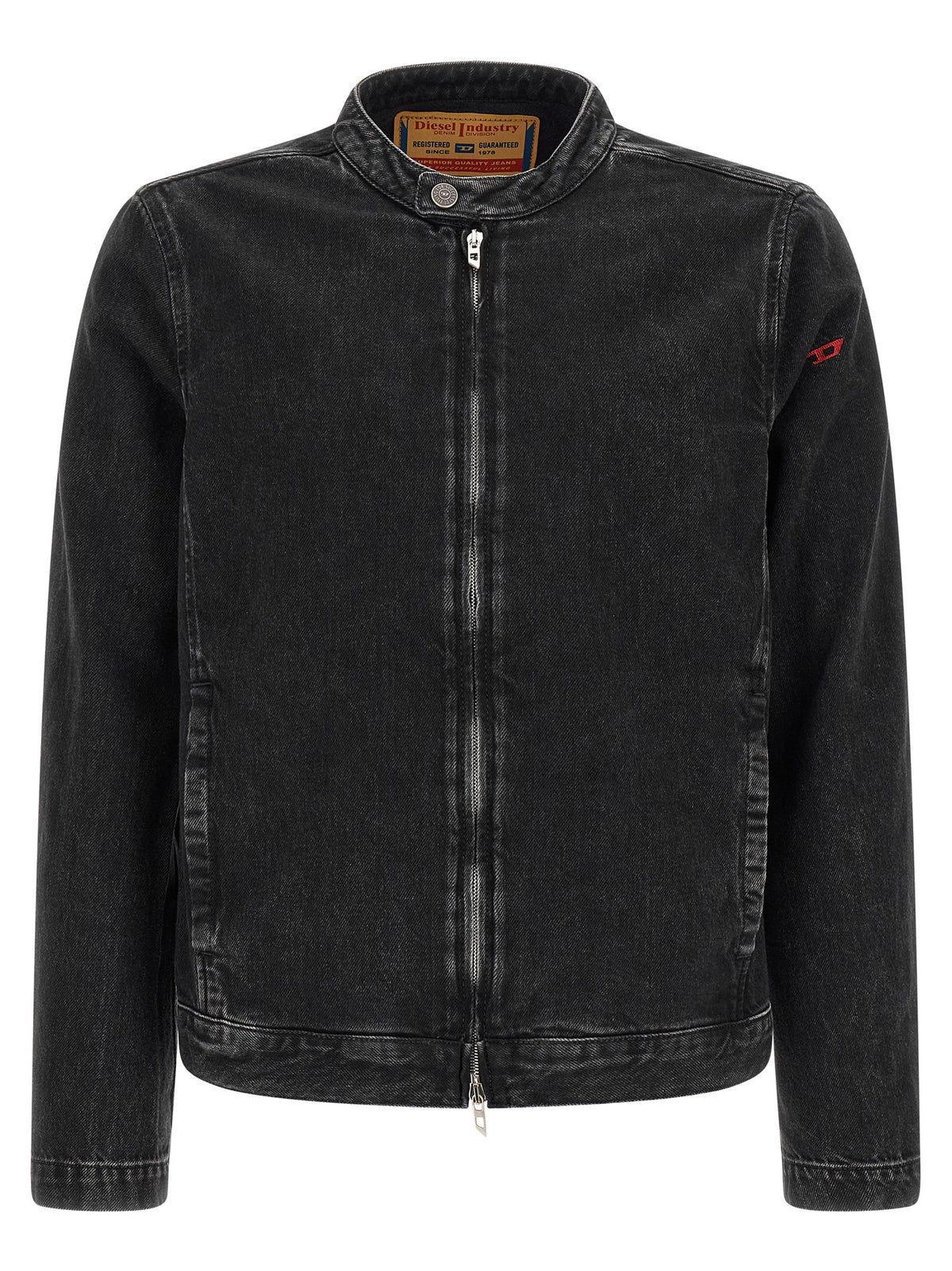 Veste en jean Diesel en coton noir