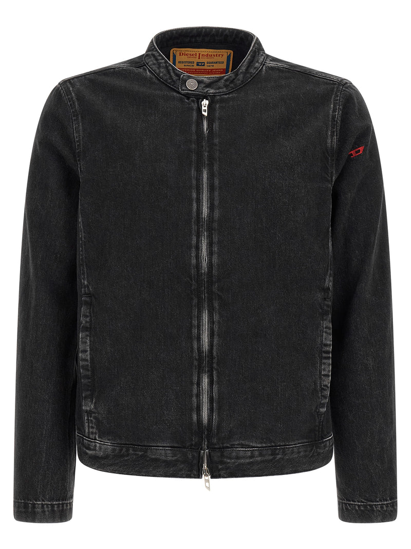 Veste en jean Diesel en coton noir