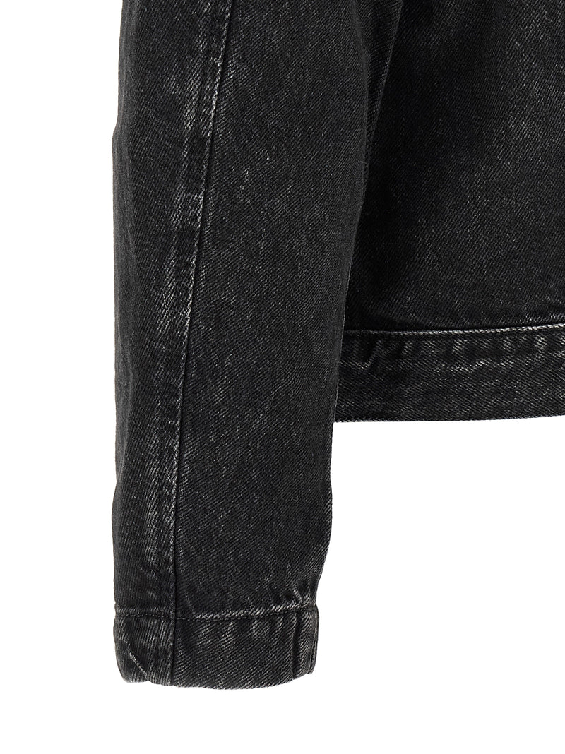 Veste en jean Diesel en coton noir