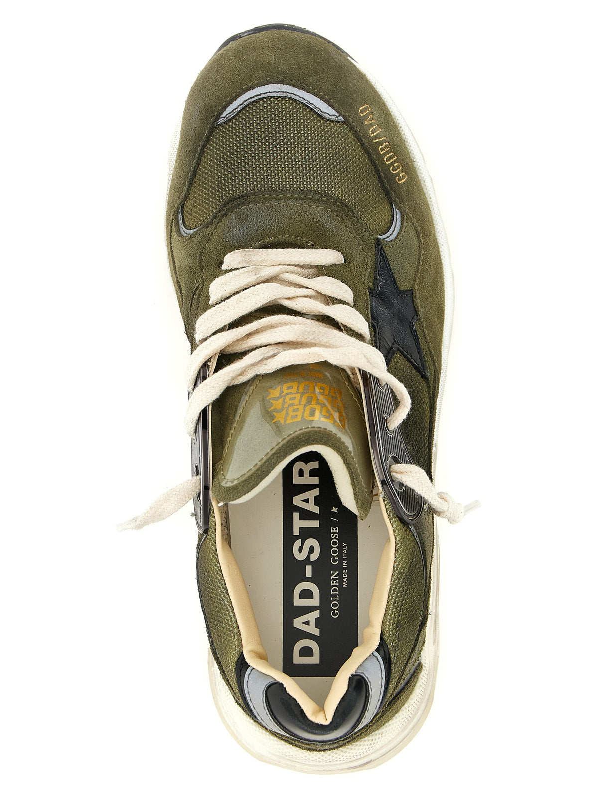 Golden Goose Bicolor Leather Athletic Sneakers