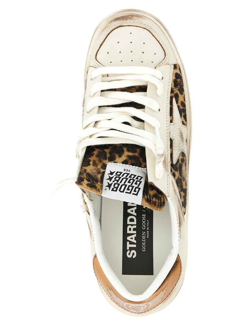 Baskets basses Golden Goose en cuir de chèvre multicolore