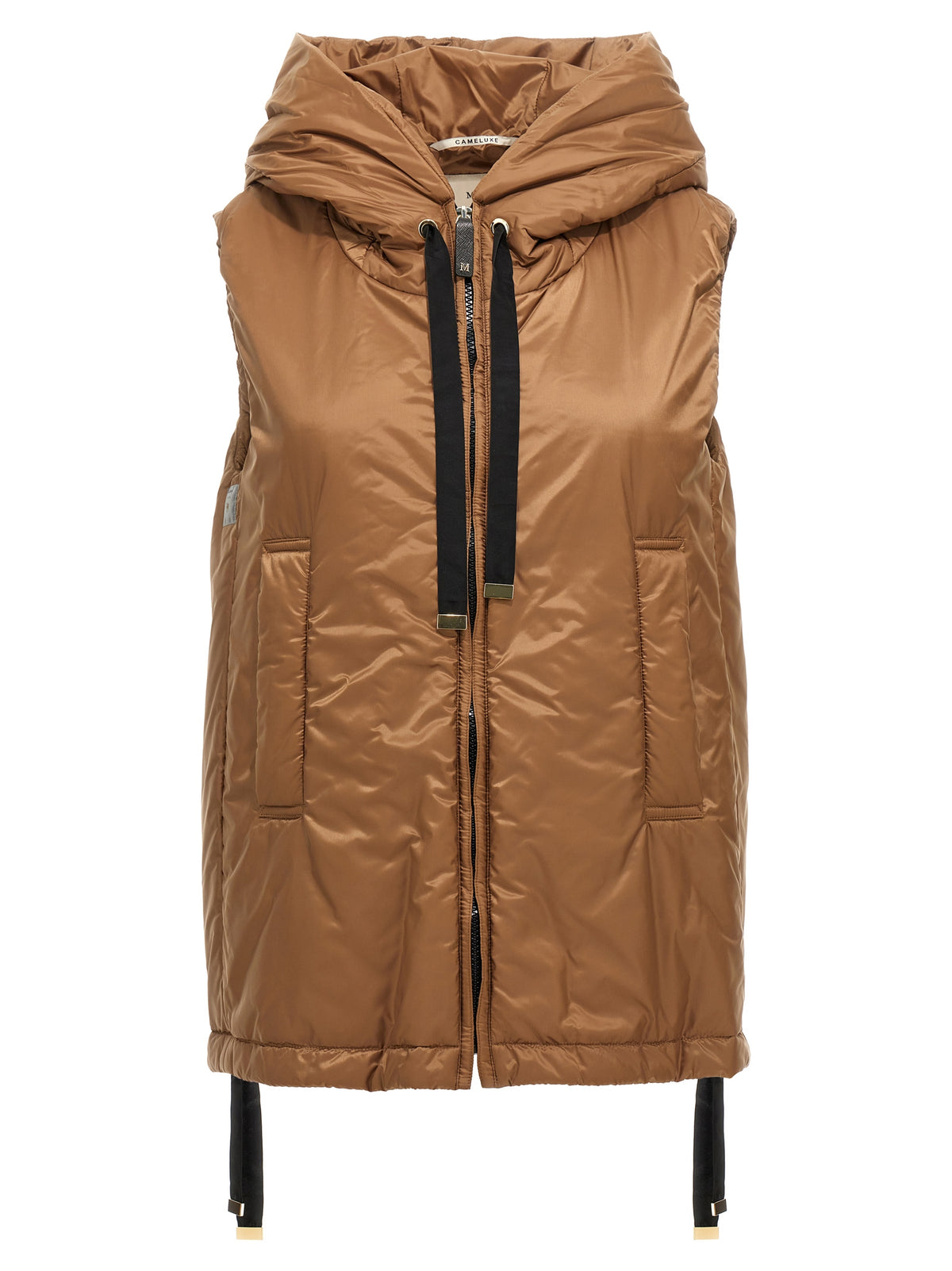 Veste sans manches Max Mara en polyester marron