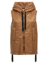 Veste sans manches Max Mara en polyester marron