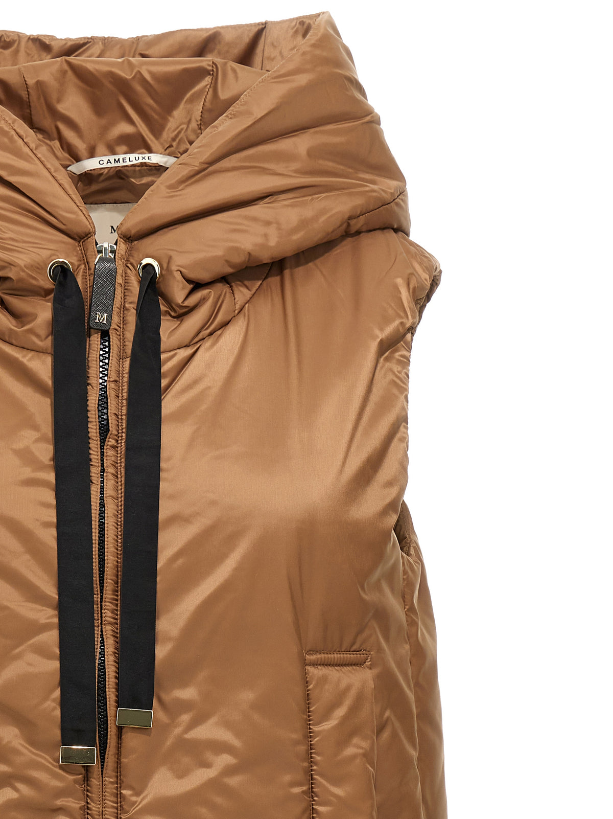 Veste sans manches Max Mara en polyester marron