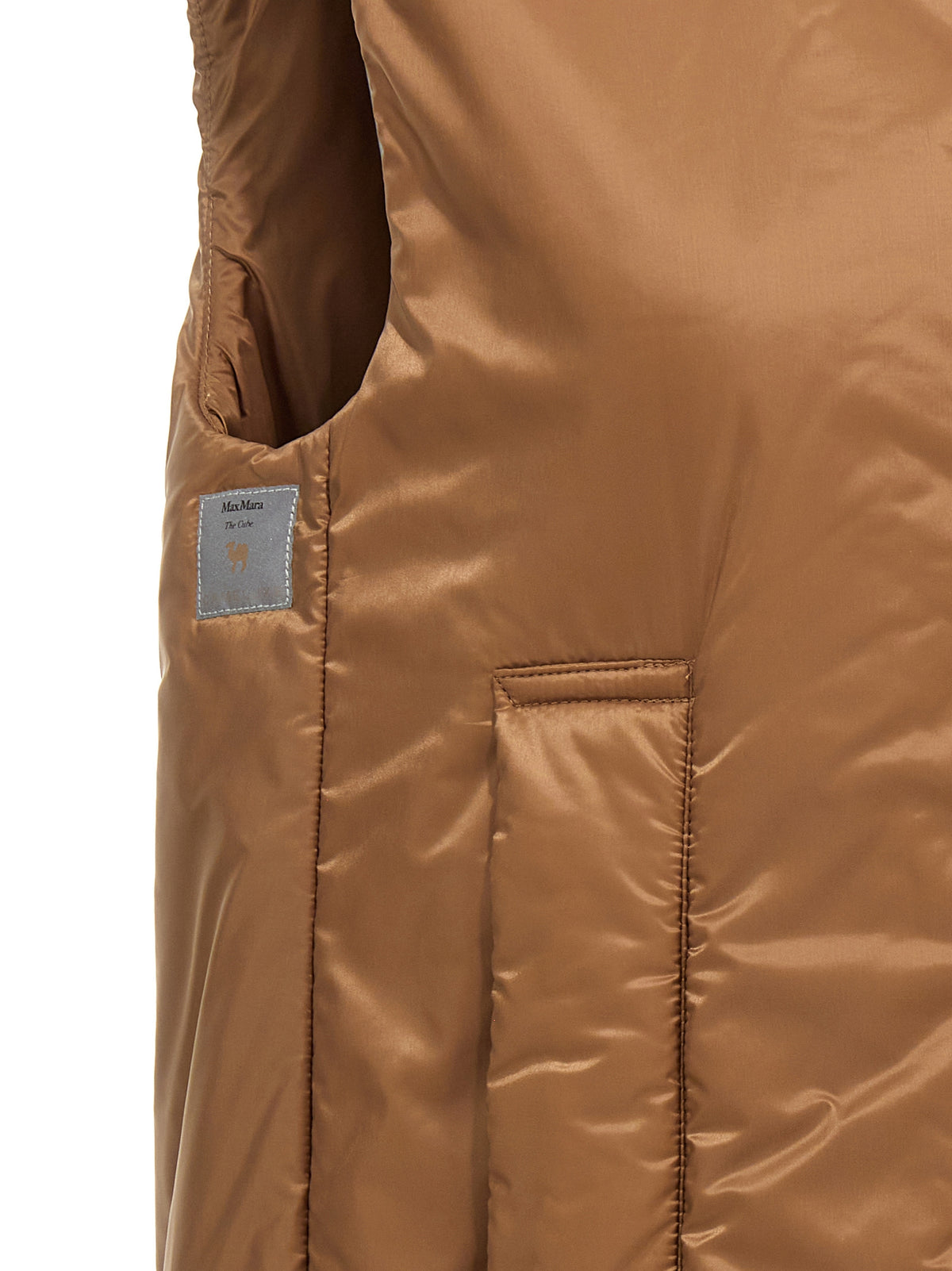 Veste sans manches Max Mara en polyester marron