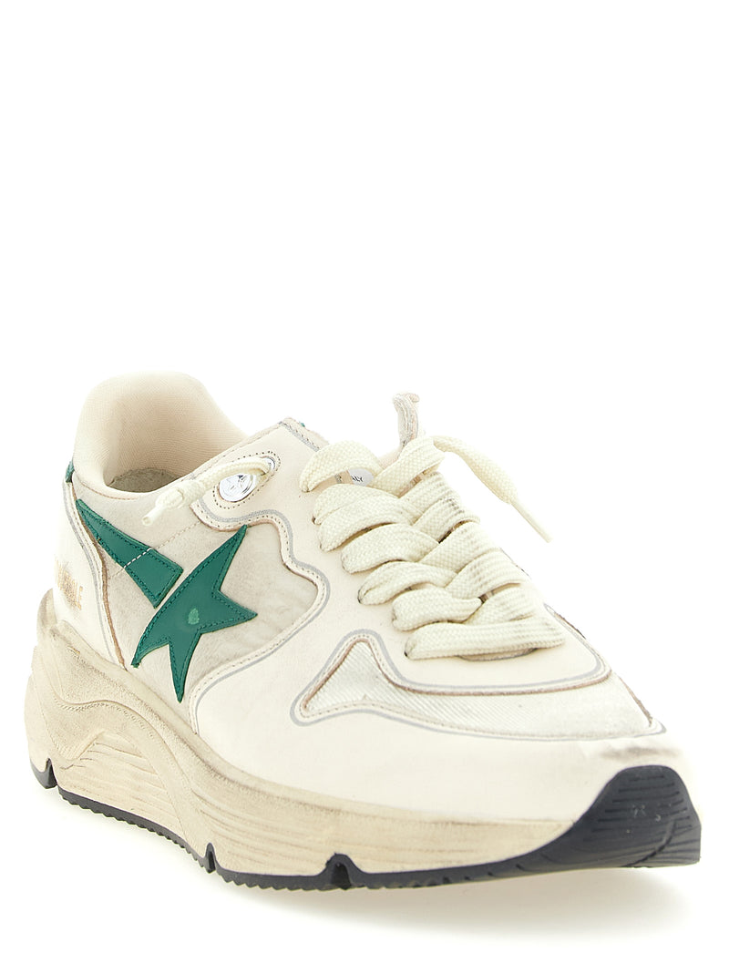 Golden Goose Bicolor Leather Athletic Sneakers for Men