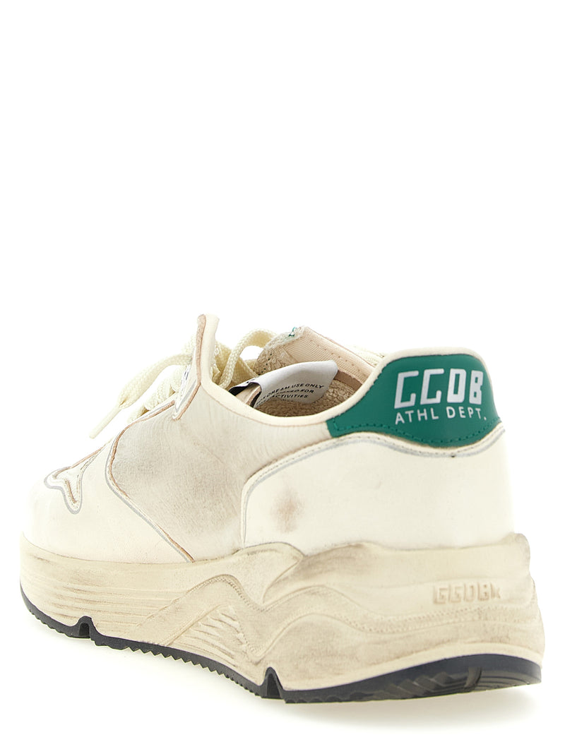 Golden Goose Bicolor Leather Athletic Sneakers for Men