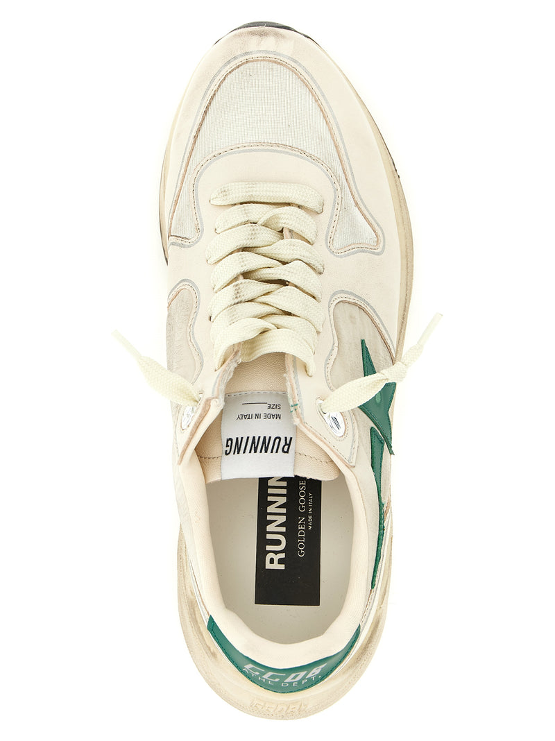 Golden Goose Bicolor Leather Athletic Sneakers for Men