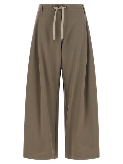 Brunello Cucinelli Gray Cotton Athletic Pants