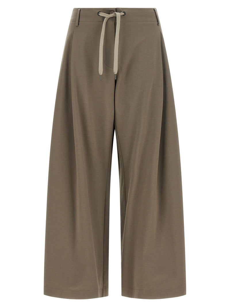 Pantalon de sport Brunello Cucinelli en coton gris