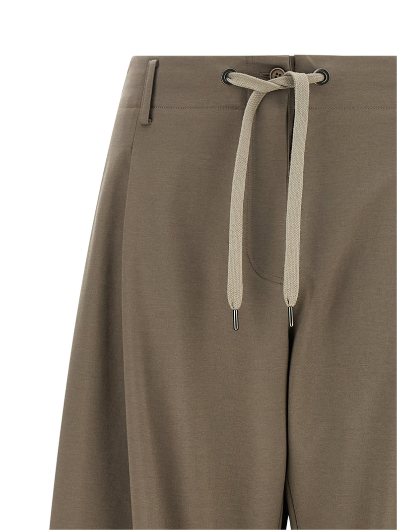 Pantalon de sport Brunello Cucinelli en coton gris