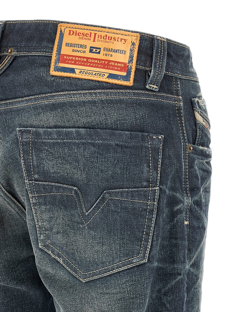 Diesel 1985 Larkee Blue Cotton Straight-Leg Jeans for Men