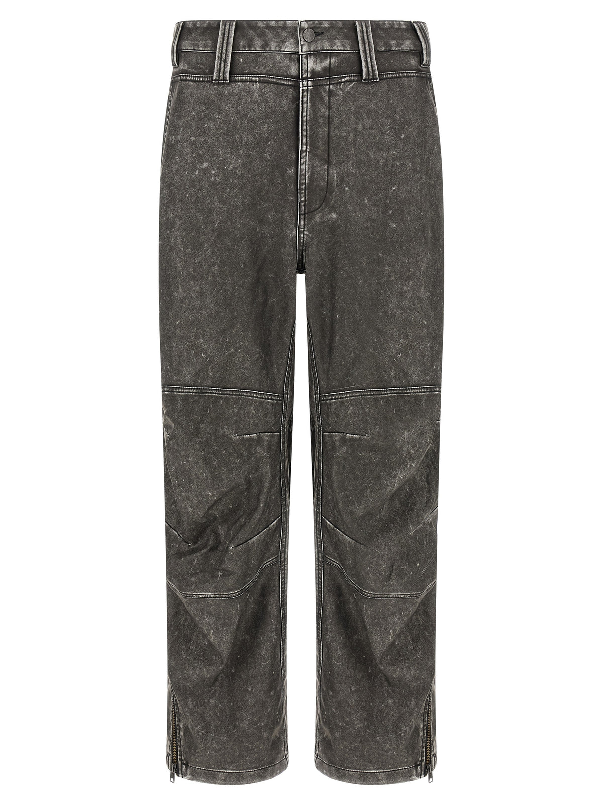 Pantalon décontracté en polyéthylène gris diesel