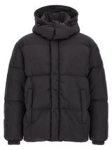 Veste longue Diesel en polyamide noir