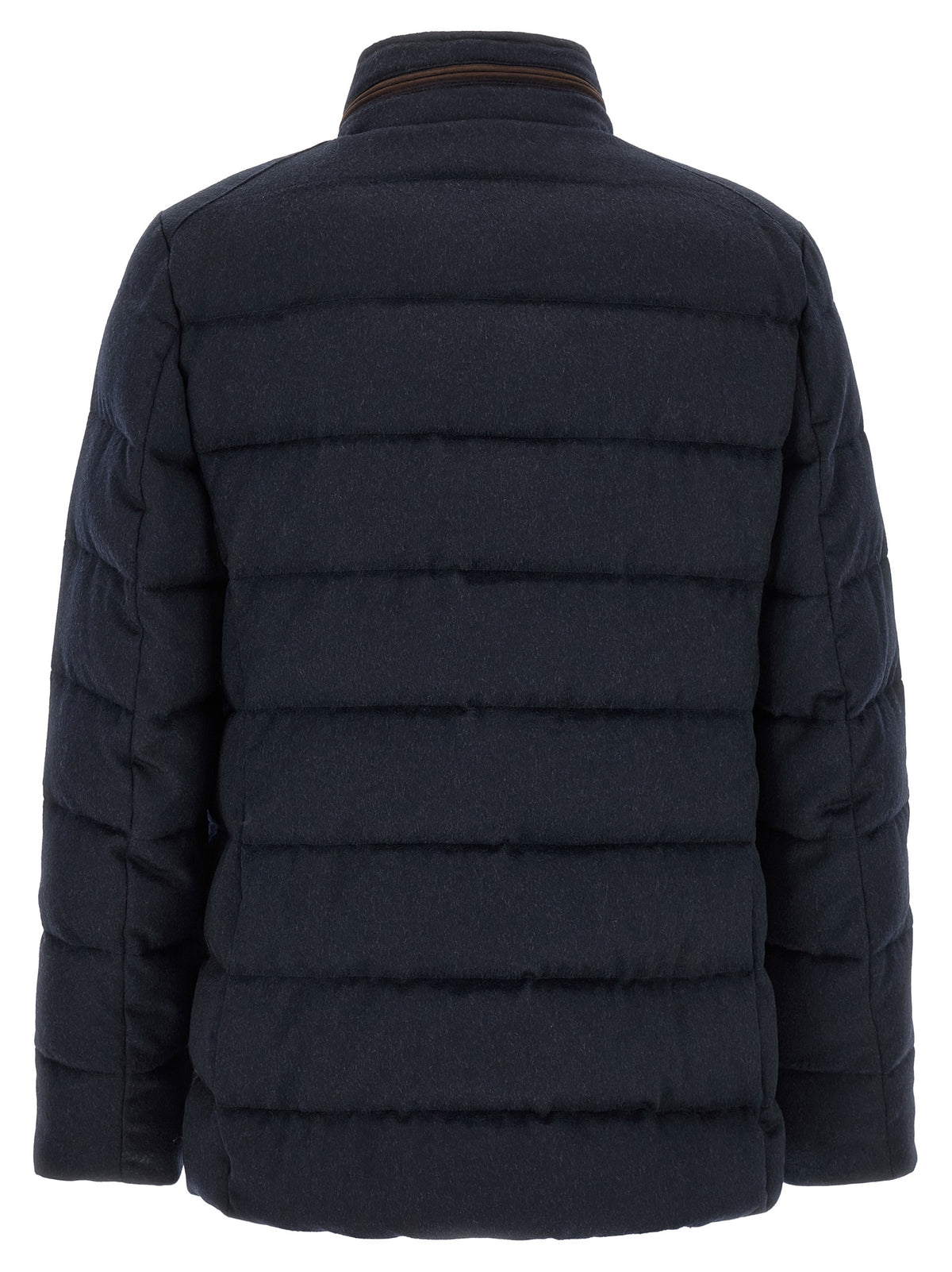 Veste longue MooRER bleue en laine