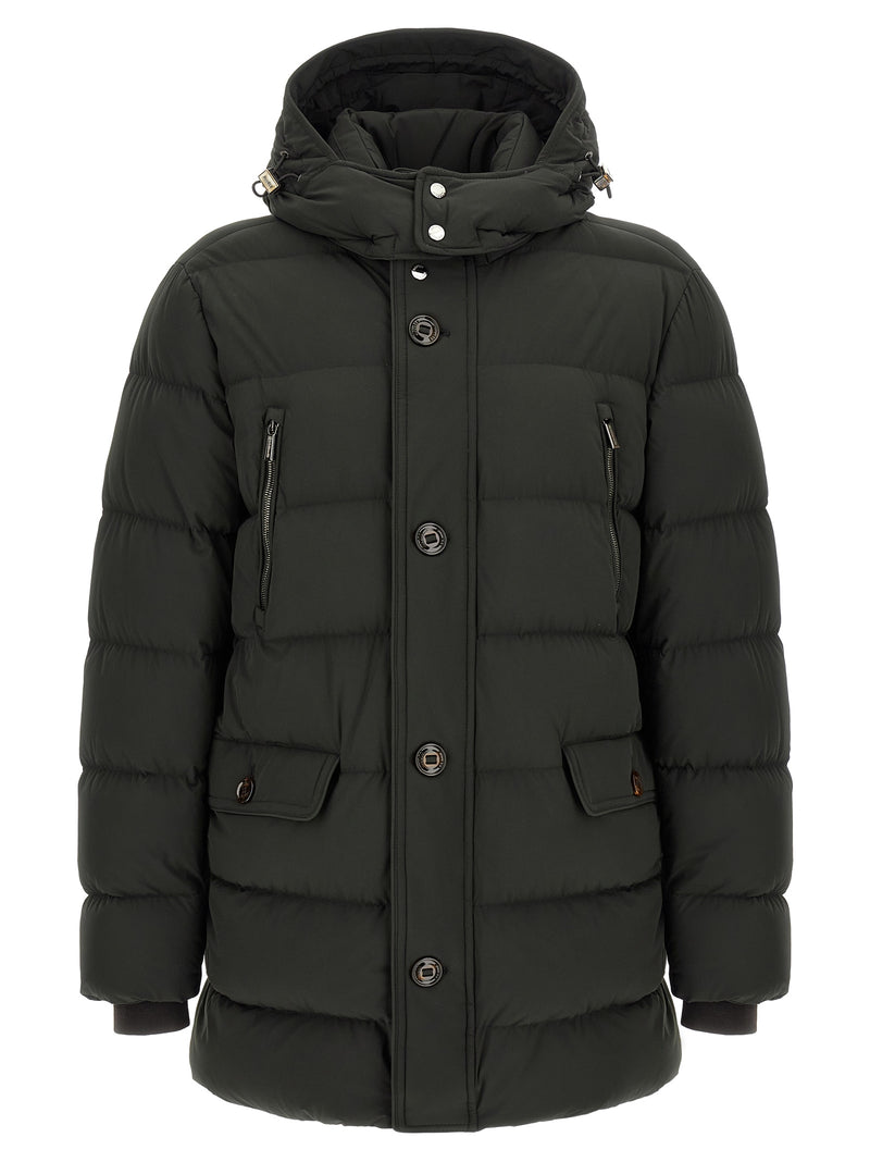 Veste longue MooRER en laine bicolore