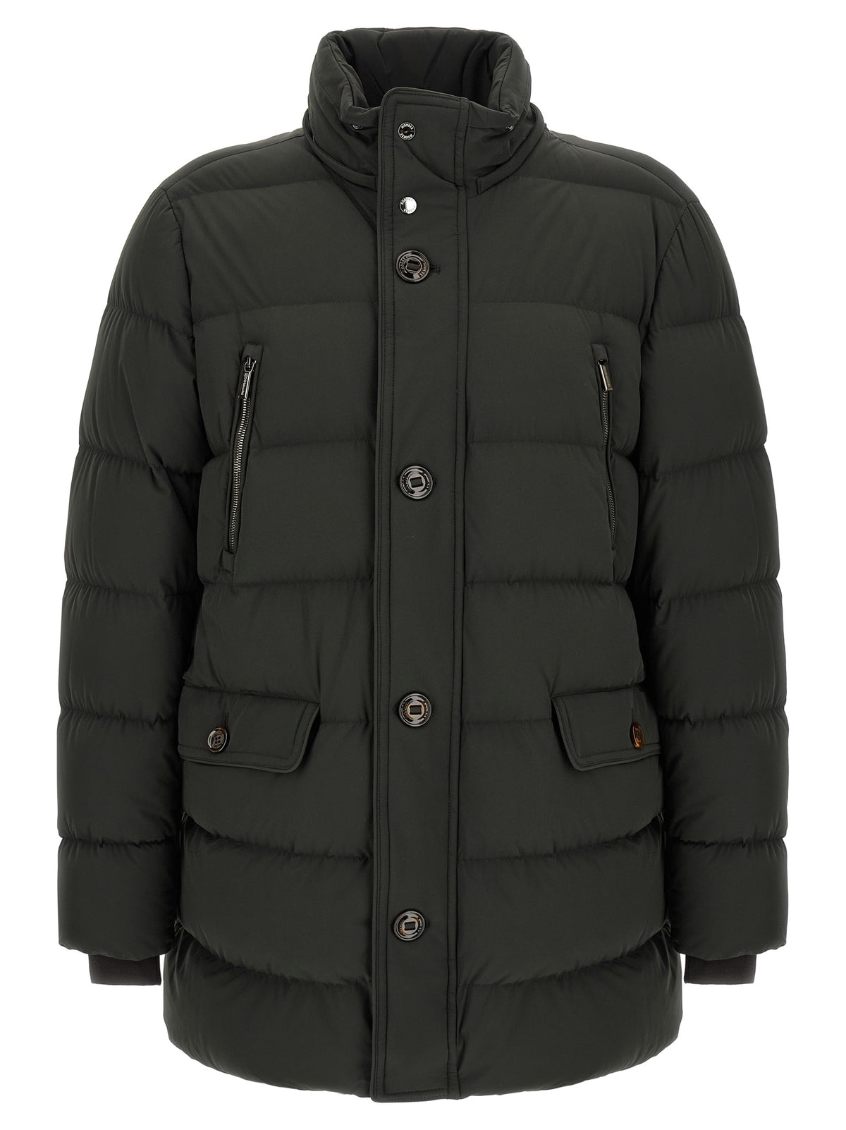 Veste longue MooRER en laine bicolore