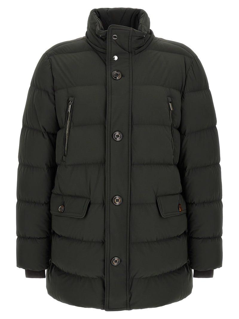 Veste longue MooRER en laine bicolore