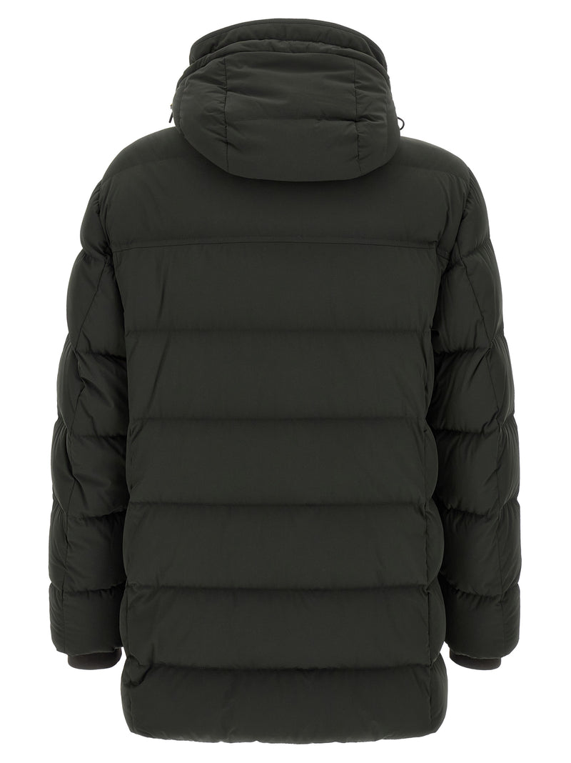 Veste longue MooRER en laine bicolore