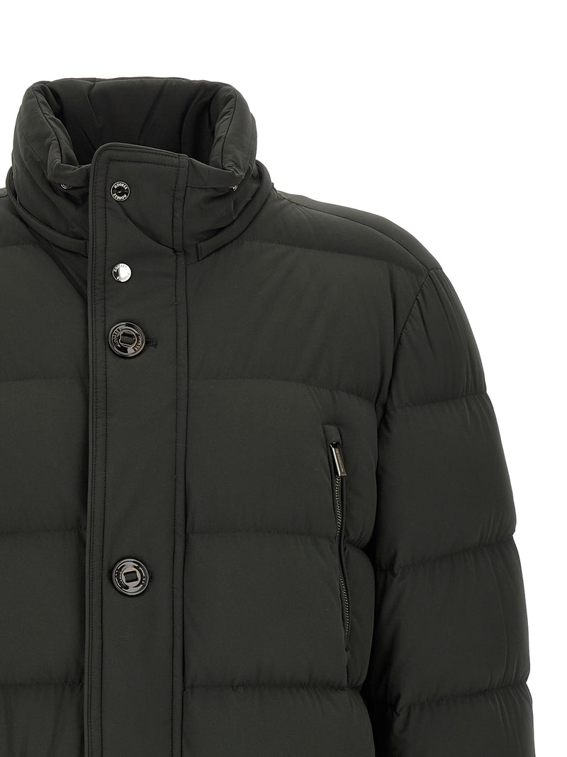 Veste longue MooRER en laine bicolore
