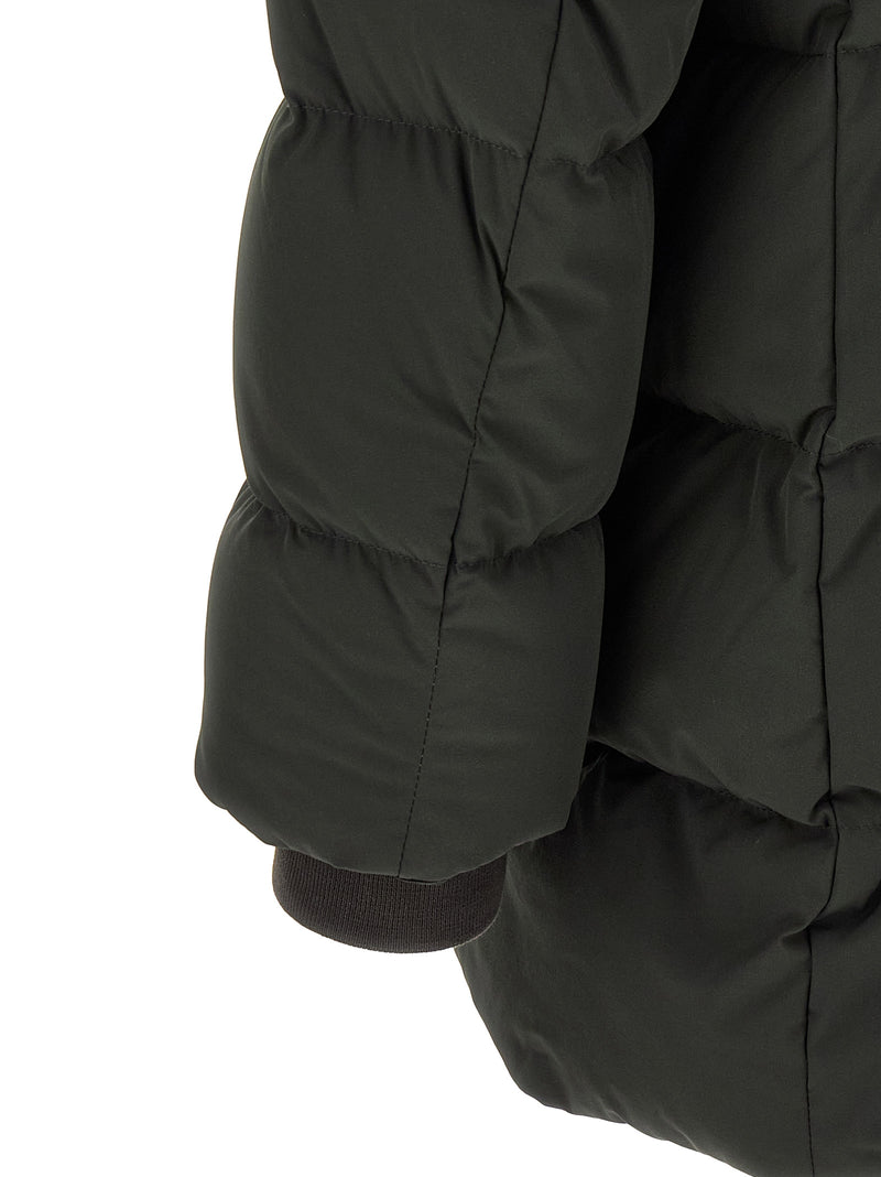 Veste longue MooRER en laine bicolore