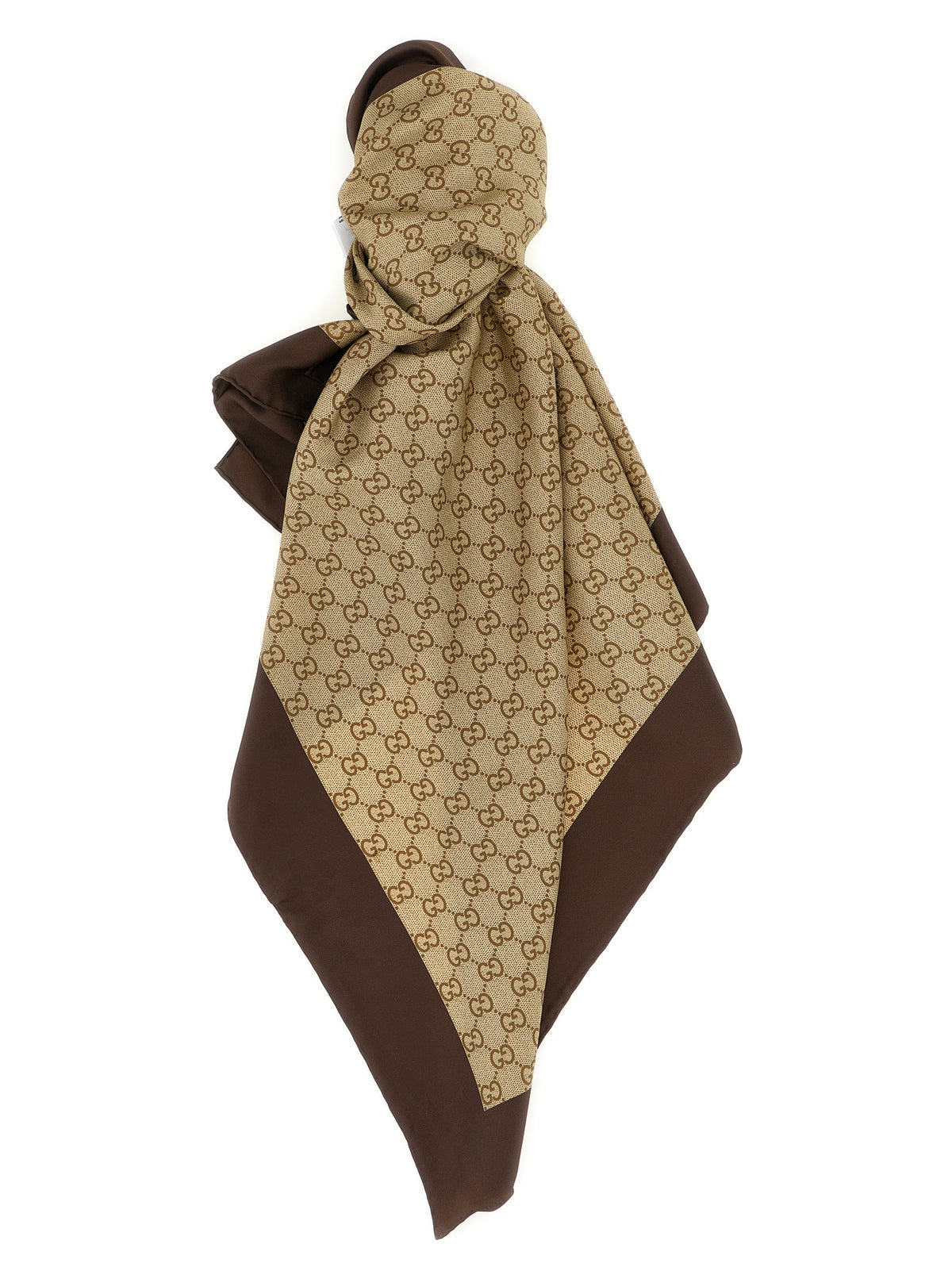 Accessoires en soie beige Gucci