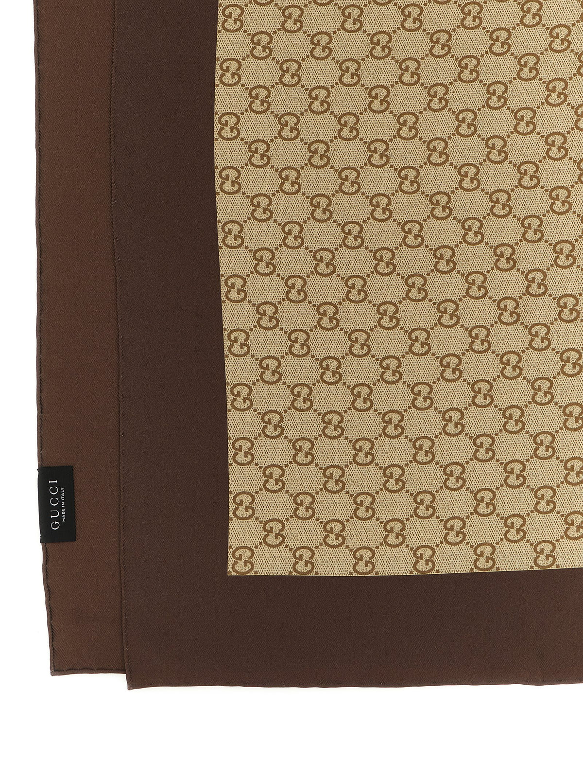 Accessoires en soie beige Gucci