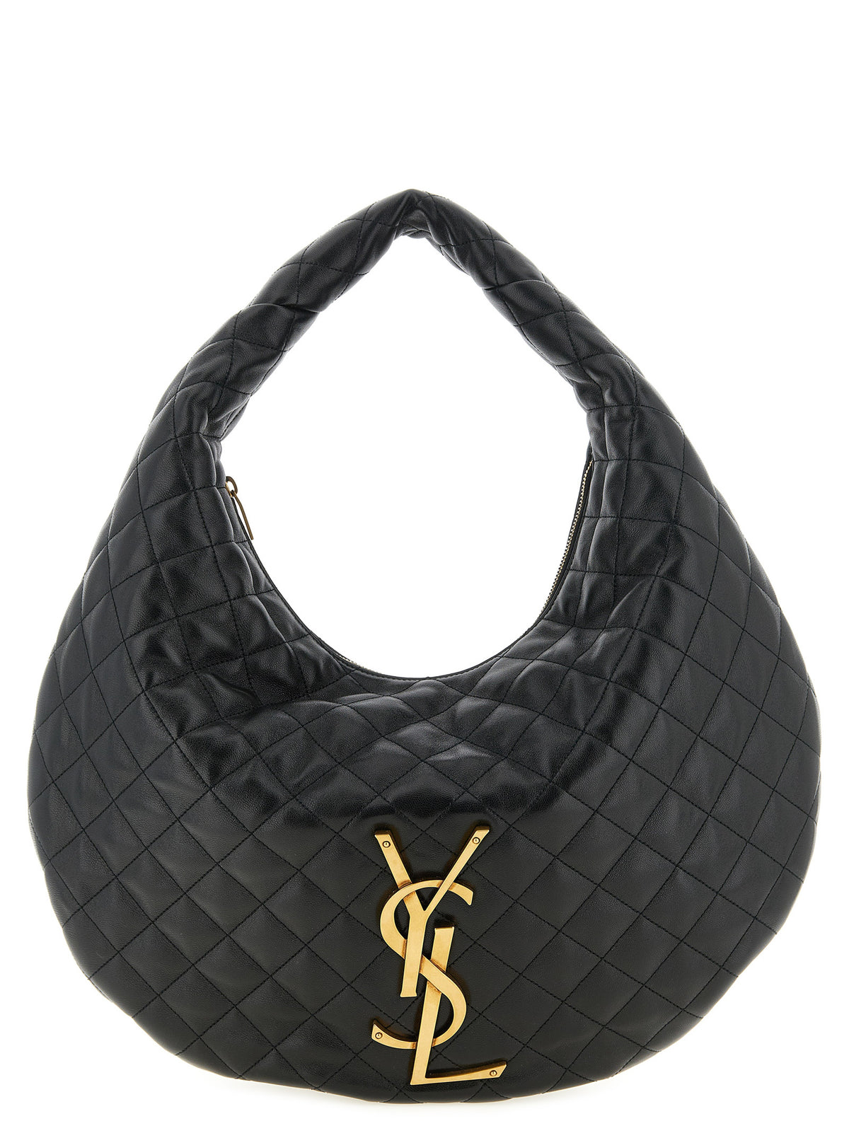 Saint Laurent Black Lamb Leather Shoulder Bag