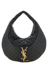 Saint Laurent Black Lamb Leather Shoulder Bag
