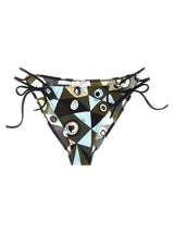Emilio Pucci Multicolor Occhi Lycra Bikini