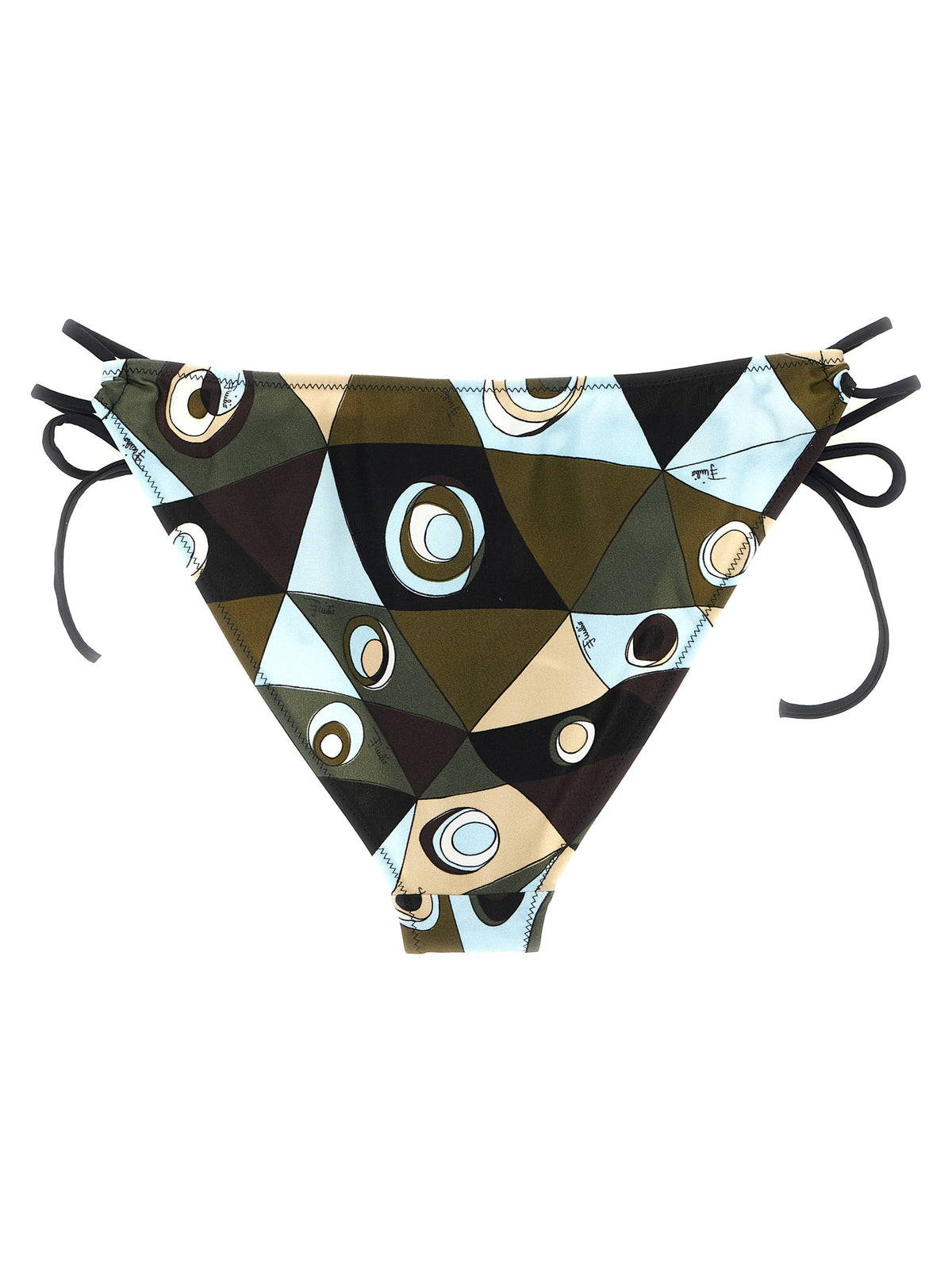 Emilio Pucci Multicolor Occhi Lycra Bikini