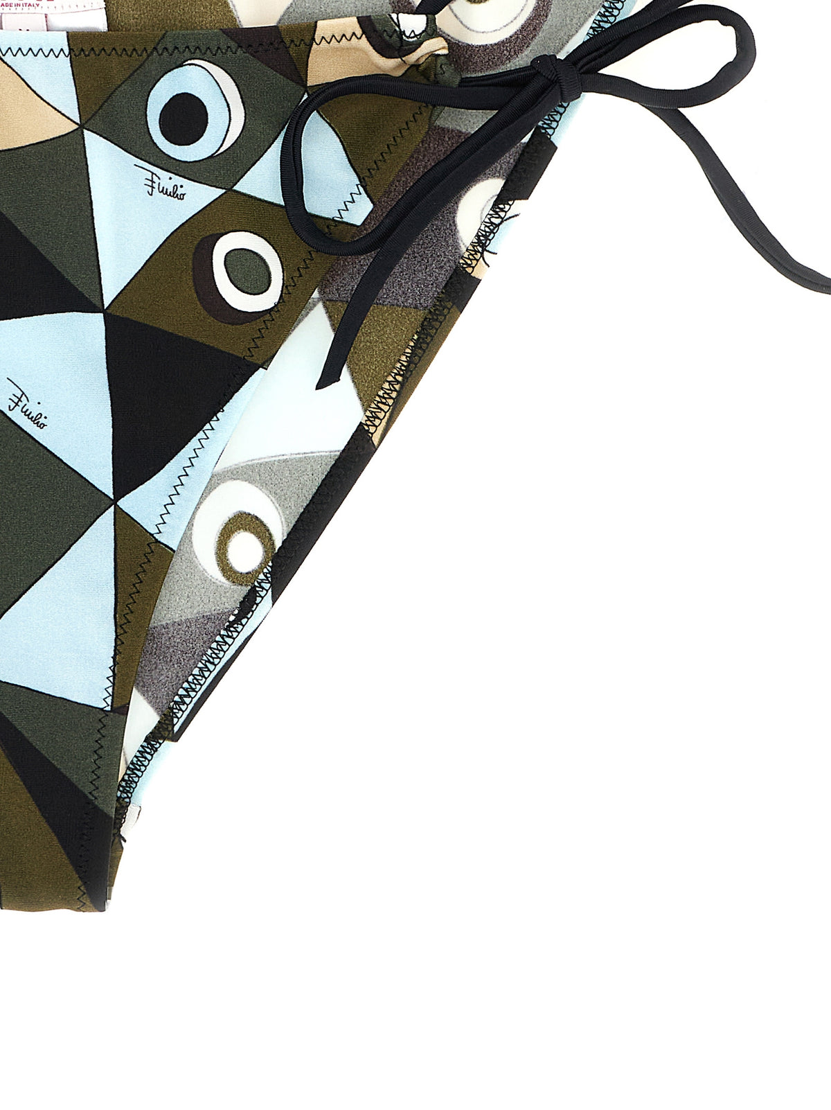Emilio Pucci Multicolor Occhi Lycra Bikini