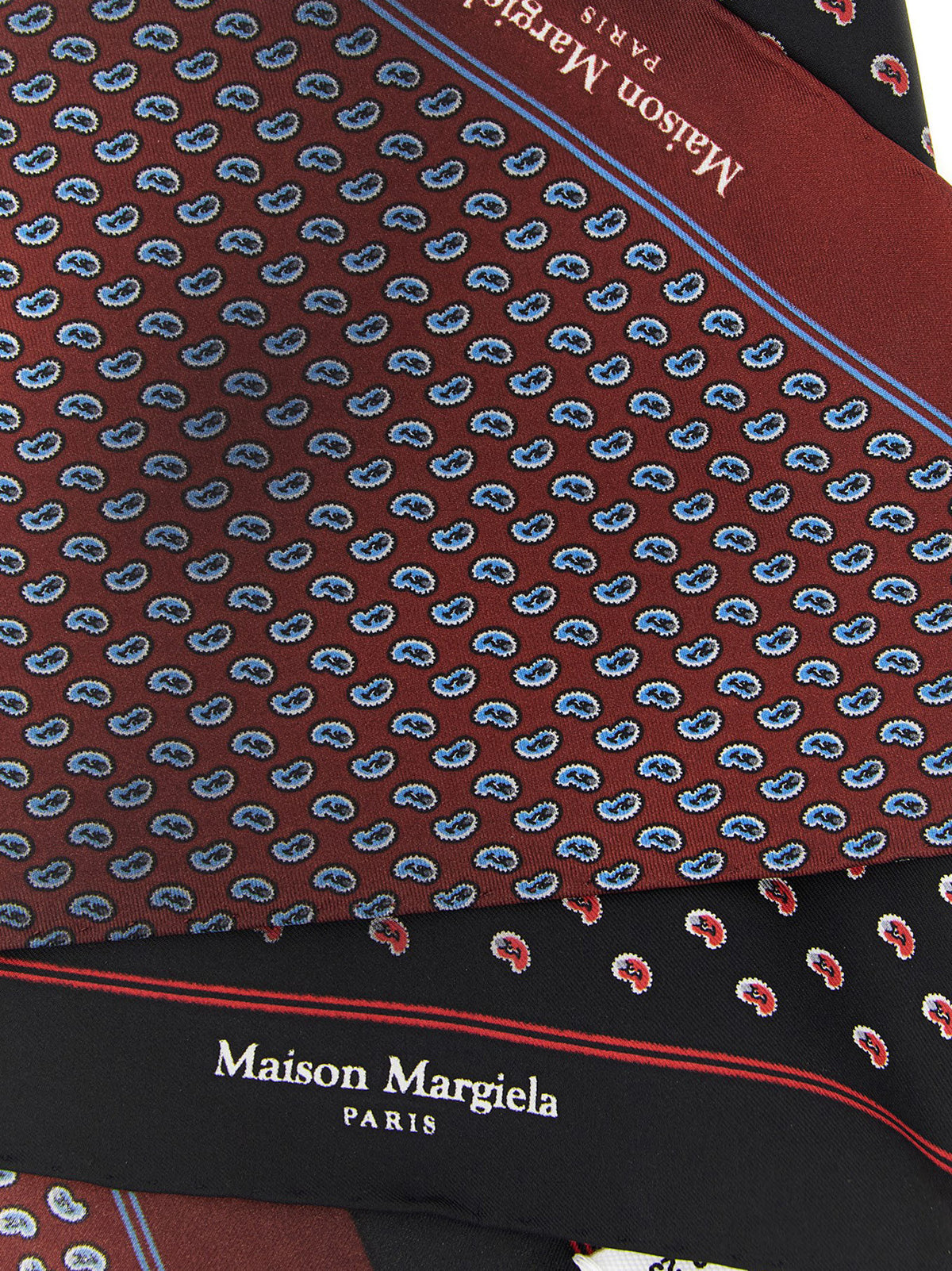 Maison Margiela Multicolor Silk Scarf