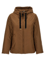 Max Mara Greenh Brown Polyester Shell Jacket