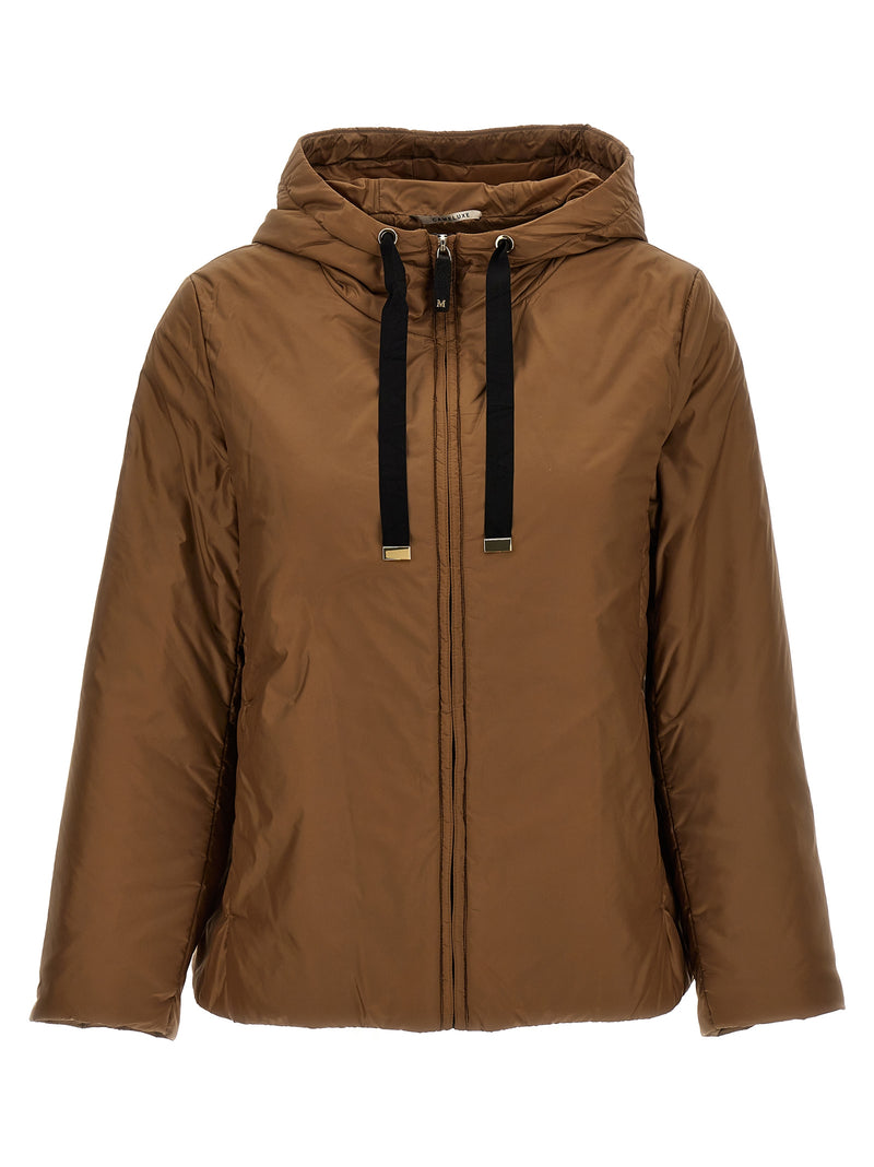 Max Mara Greenh Brown Polyester Shell Jacket