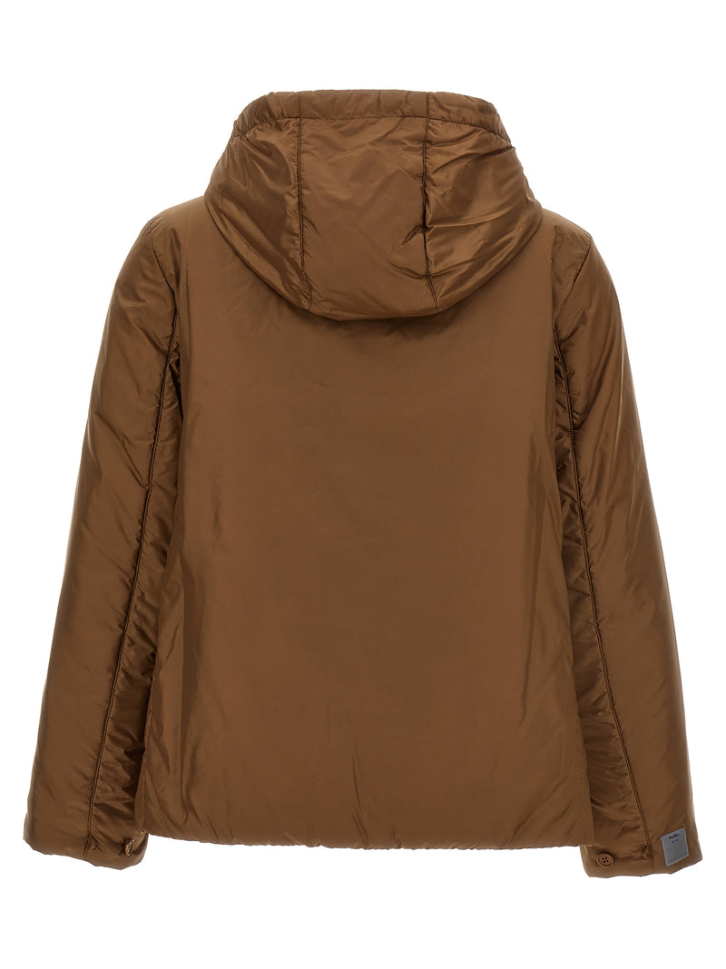 Max Mara Greenh Brown Polyester Shell Jacket