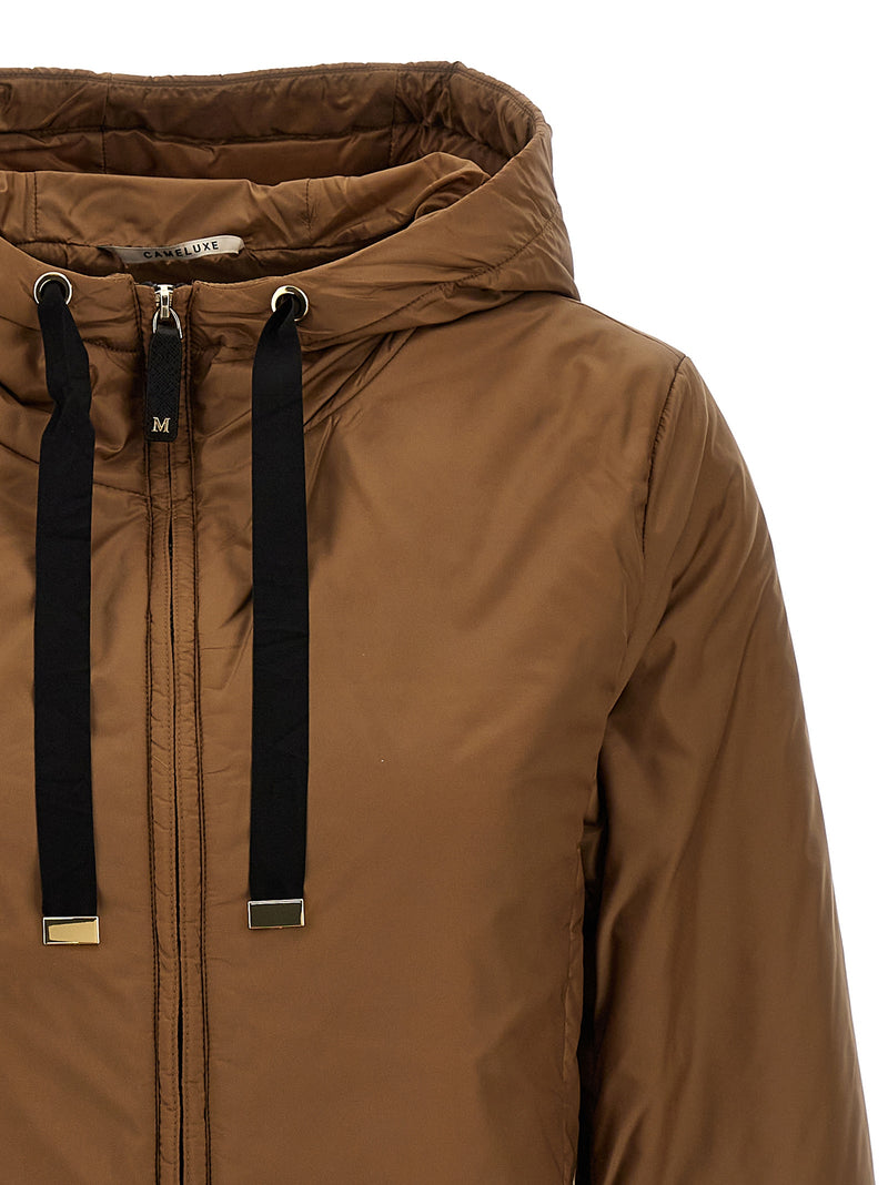 Max Mara Greenh Brown Polyester Shell Jacket