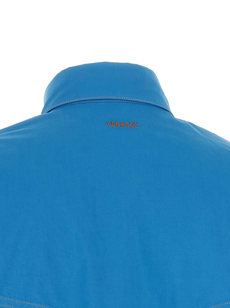 Chemisier Versace en coton bleu