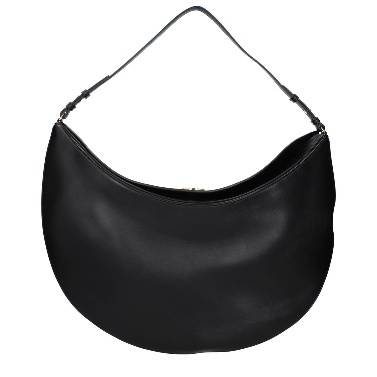 Sac à bandoulière Jacquemus en cuir noir