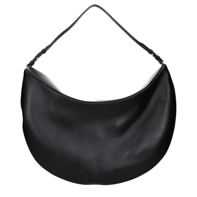 Sac à bandoulière Jacquemus en cuir noir