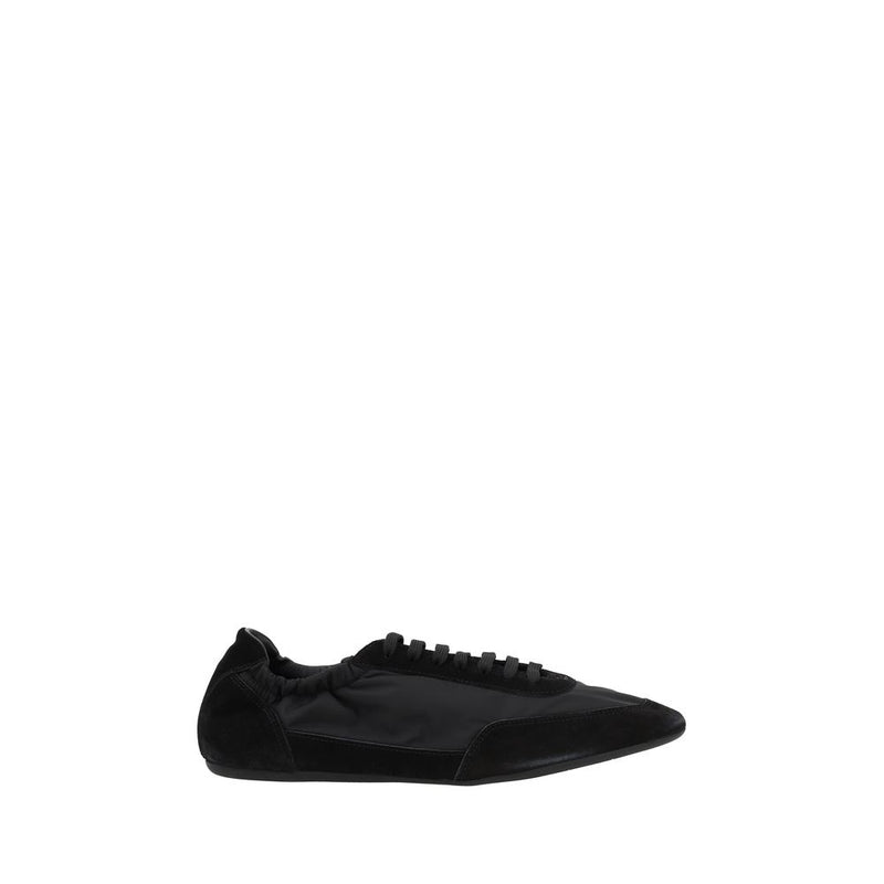 Prada Black Rubber Athletic Sneakers for Men