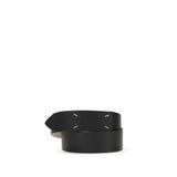 Maison Margiela Black Calf Leather Bos Taurus Regular Belt