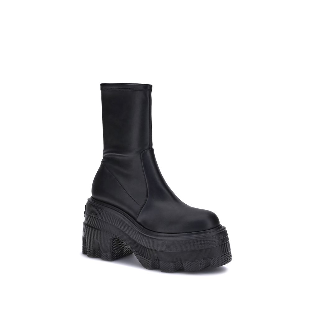 Casadei MAXXXI Black Polyamide Boots for Women