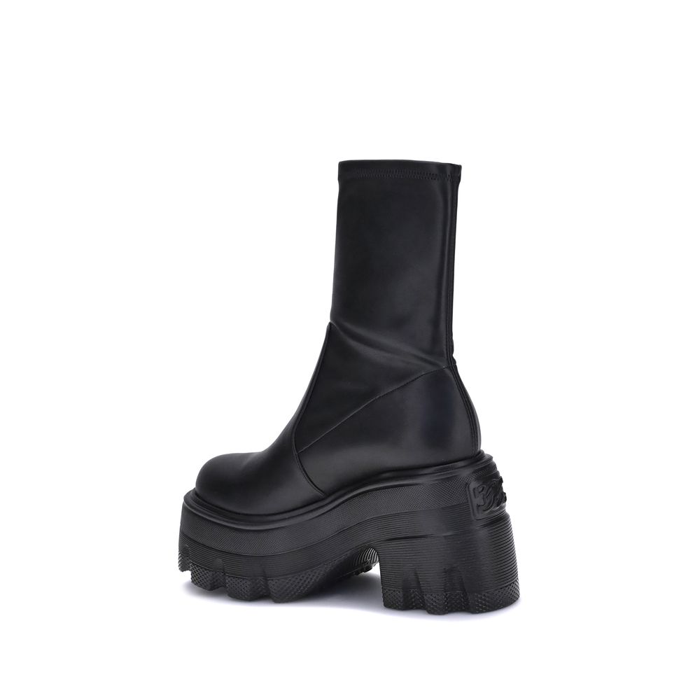 Casadei MAXXXI Black Polyamide Boots for Women