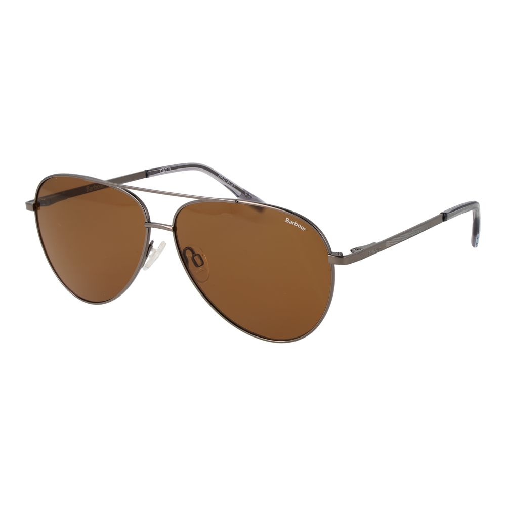 Barbour Gray Metal Sunglasses - Aviator Style