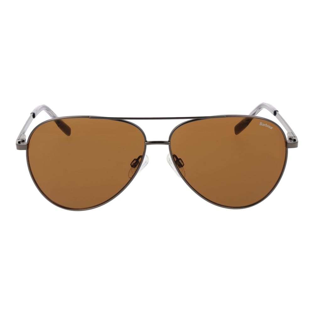 Barbour Gray Metal Sunglasses - Aviator Style
