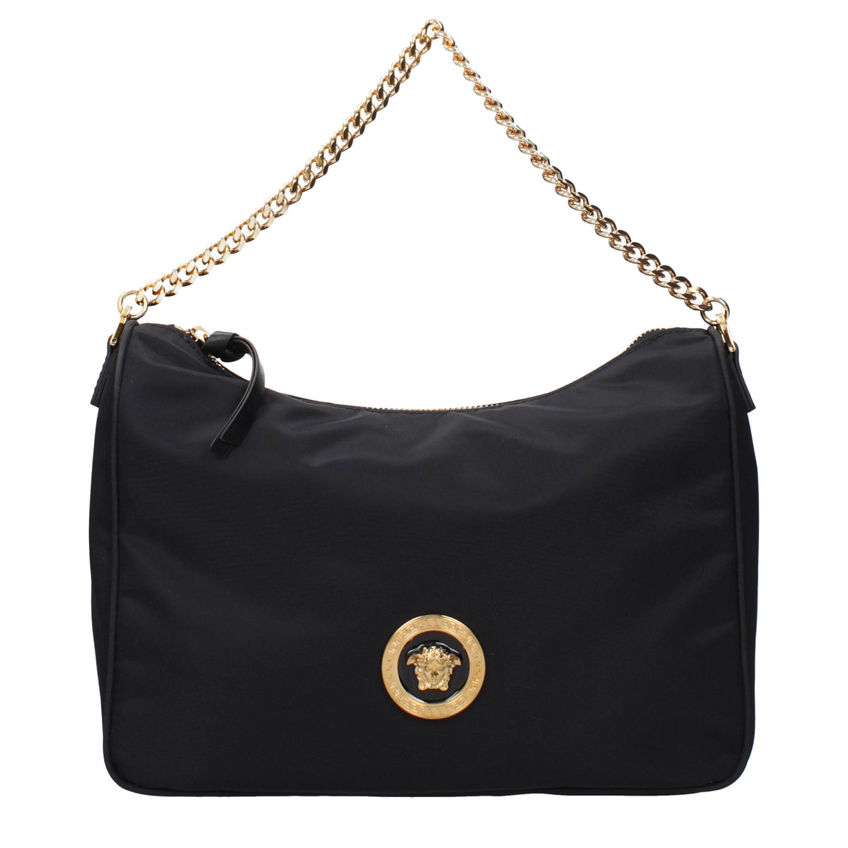 Sac à main Versace en tissu noir
