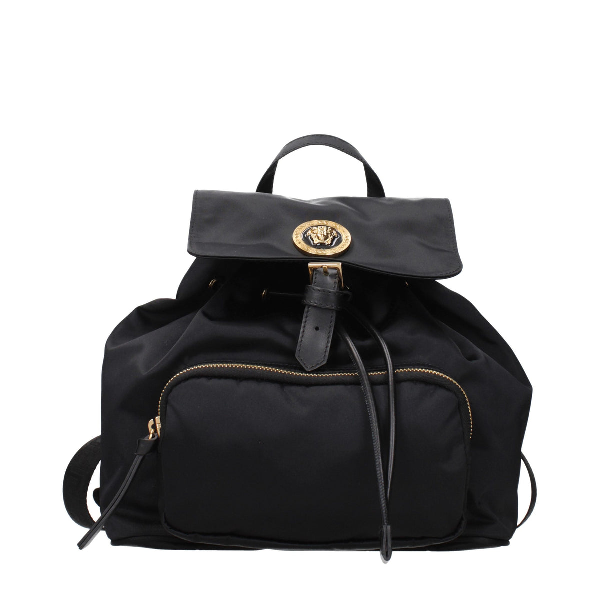 Versace Black Fabric Backpack