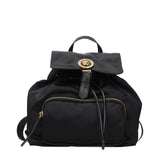 Versace Black Fabric Backpack